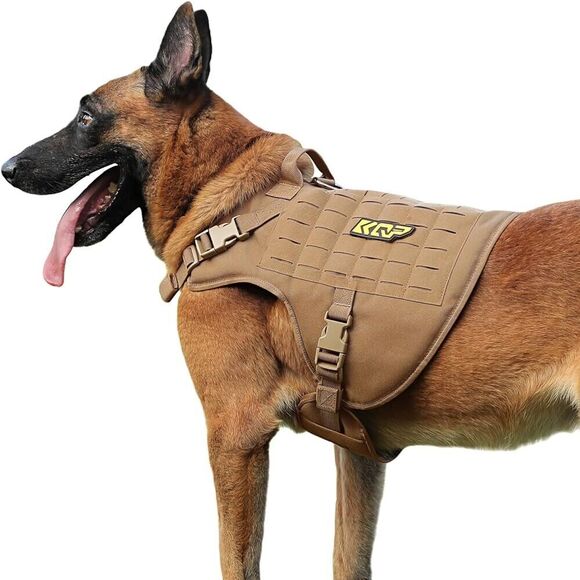 KQP Tactical Dog Harness No-pull Extra Large Military Training Vest Handle - NIB - Picture 1 of 10